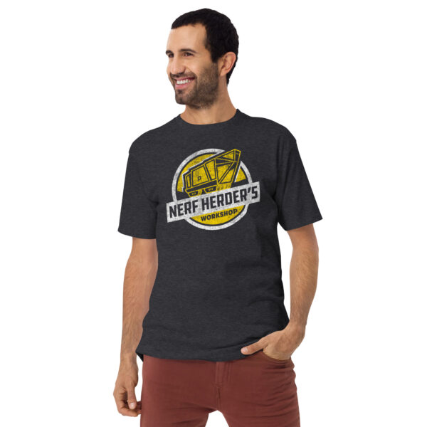 Nerf Herder's The Men’s Premium Heavyweight T-Shirt - Image 3